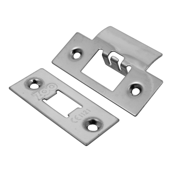 ZLAP01PSS  Square Forend & Striker  Polished Stainless  For Zoo Hardware Tubular Latch