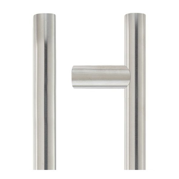 ZCS2G300BS • 0400 x 0300 x 19mm Ø • Satin Stainless • Zoo Hardware Contract Bolt Fixing Pedestal [Guardsman] Pull Handles