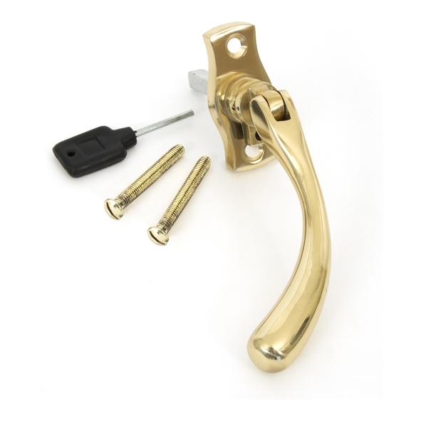 20419L  122mm  Polished Brass  From The Anvil Peardrop Espag - LH