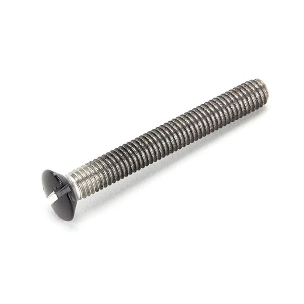 26396B • M5 x 40mm • Black • Satin Stainless • From The Anvil Male Screw