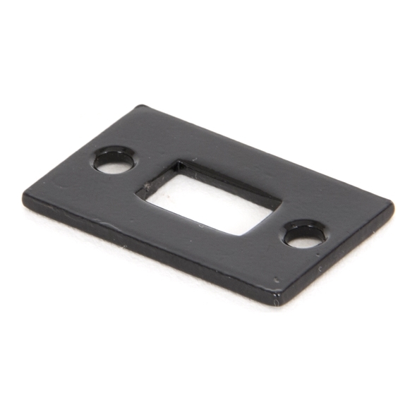 33014R  32 x 19mm  Black  From The Anvil Mortice Plate for Cranked Bolt