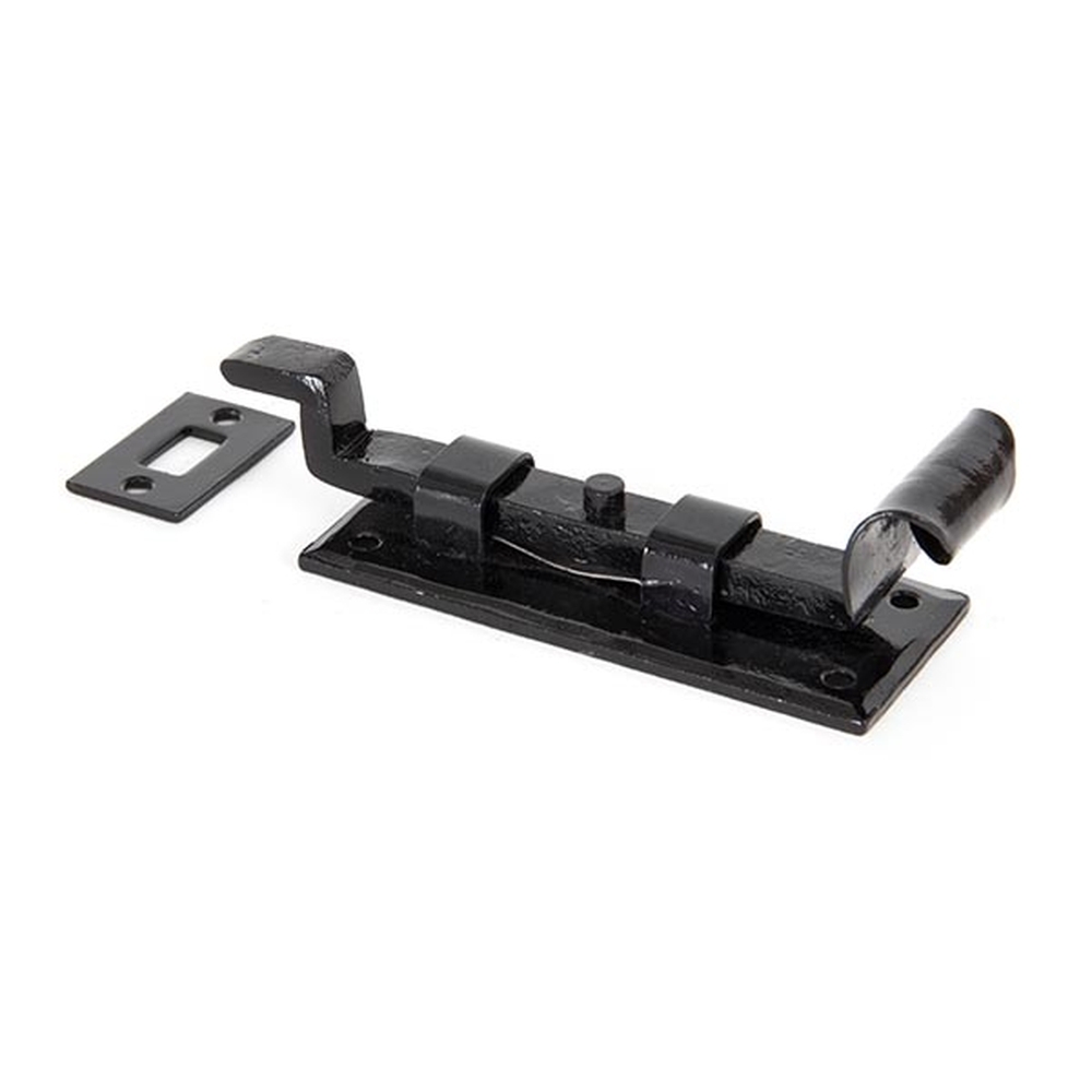 33014  91 x 36 x 3mm  Black  From The Anvil Cranked Door Bolt