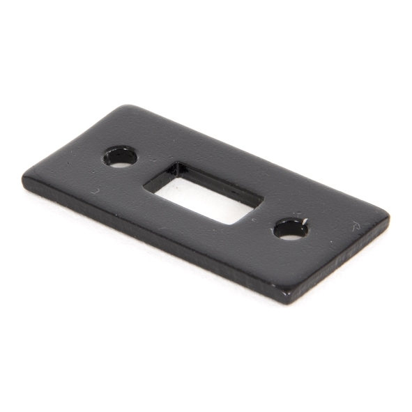 33016R  52 x 25 x 3mm  Black  From The Anvil Mortice Plate for Cranked Bolt