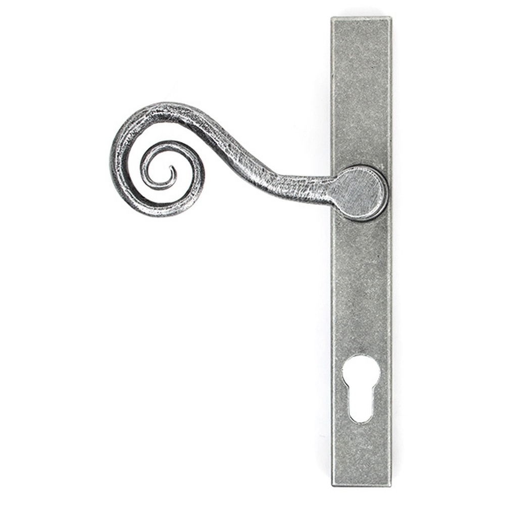 33038L • 242 x 32 x 13mm • Pewter Patina • From The Anvil Monkeytail Slimline Lever Espag. Lock Set - LH