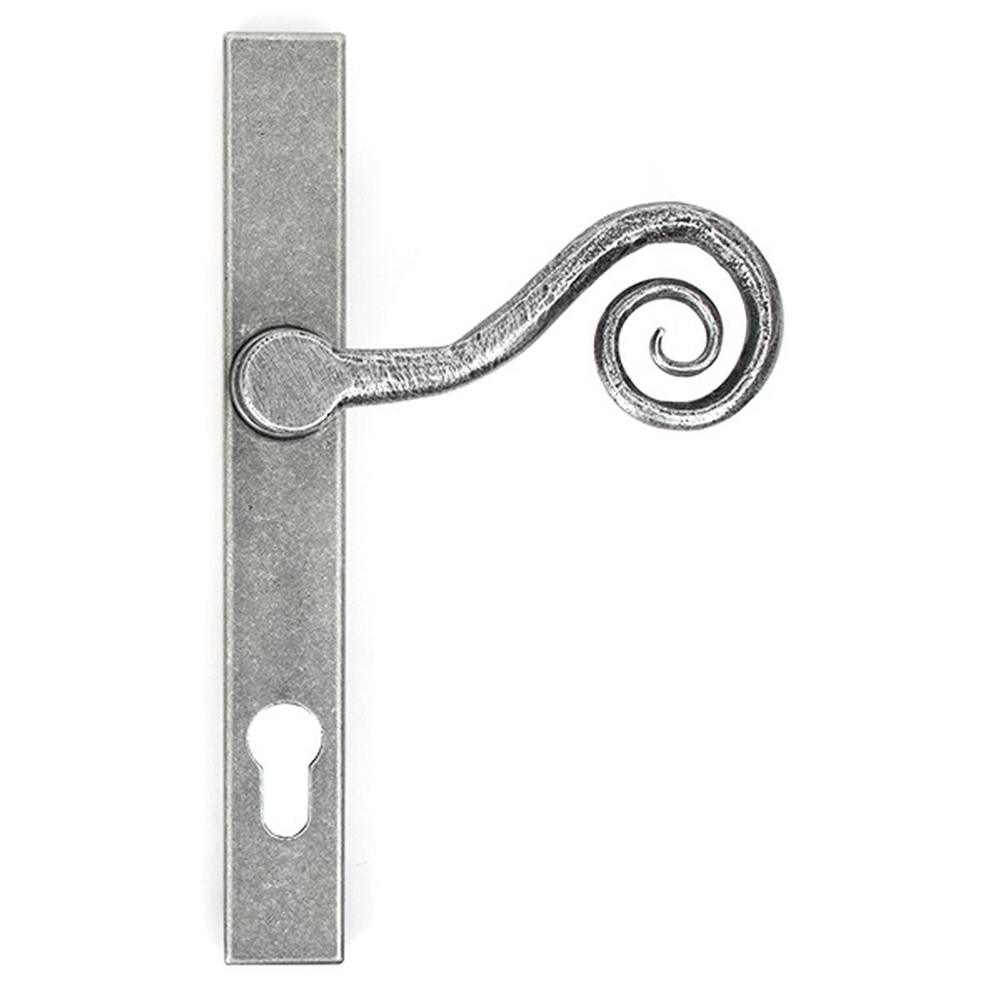 33038R • 242 x 32 x 13mm • Pewter Patina • From The Anvil Monkeytail Slimline Lever Espag. Lock Set - RH