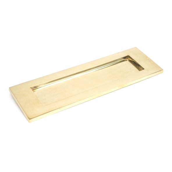 33050  304 x 108mm  Polished Brass  From The Anvil Large Letter Plate