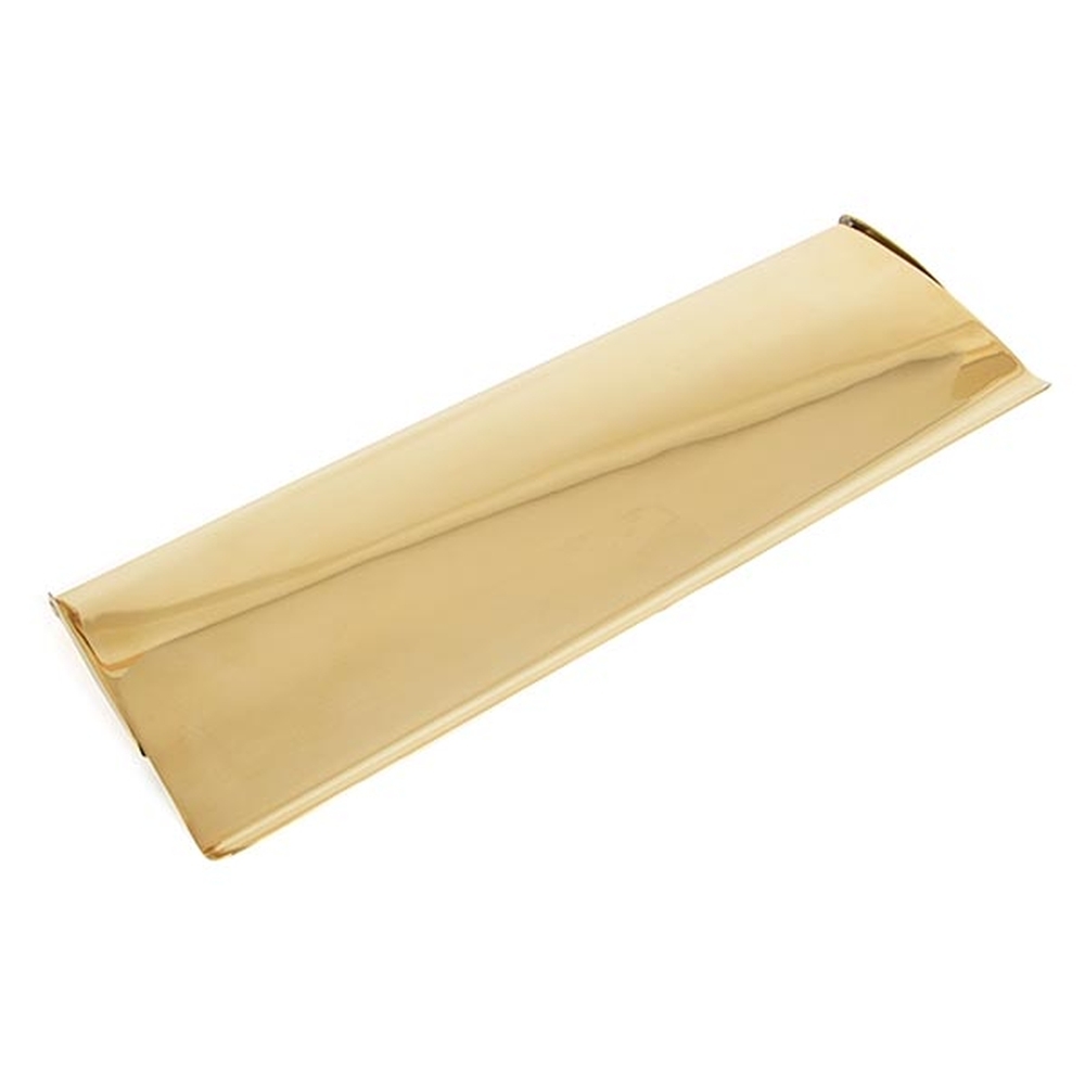 33051  354 x 130mm  Polished Brass  From The Anvil Large Letter Plate Cover