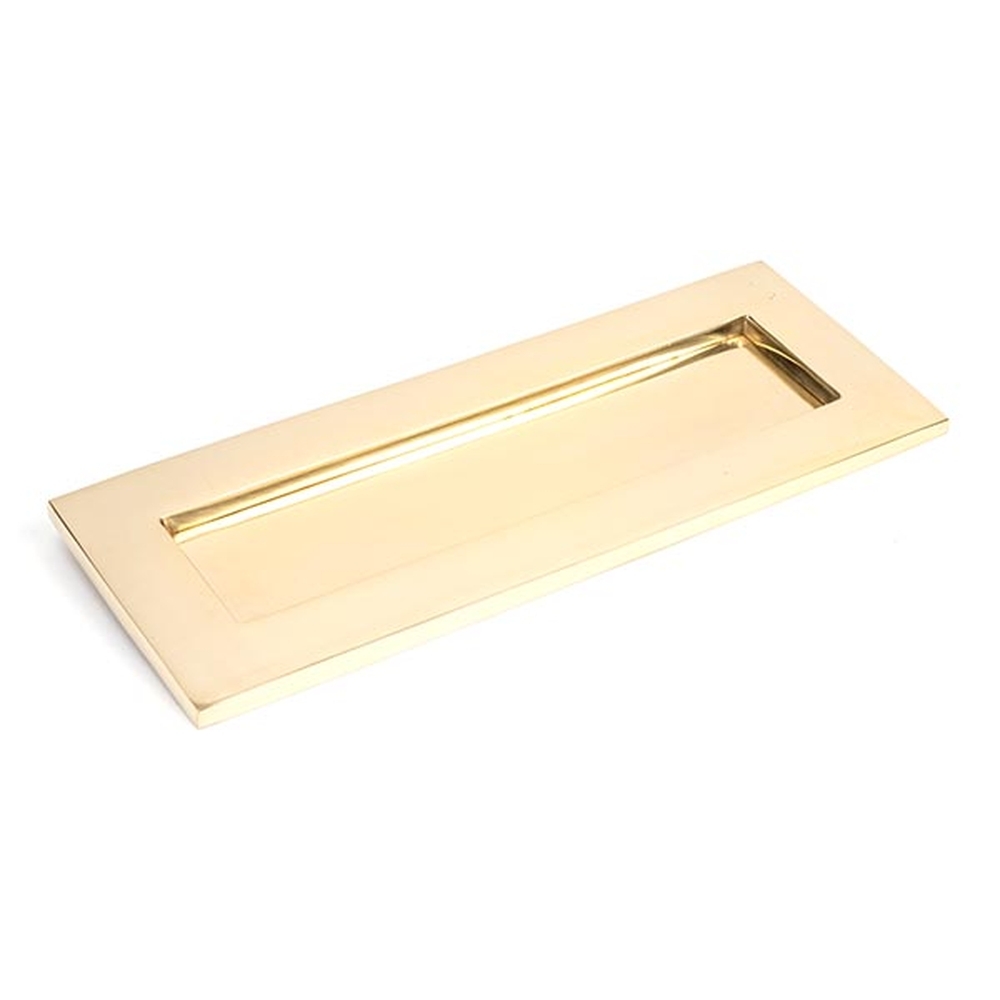 33060  265 x 108mm  Polished Brass  From The Anvil Small Letter Plate