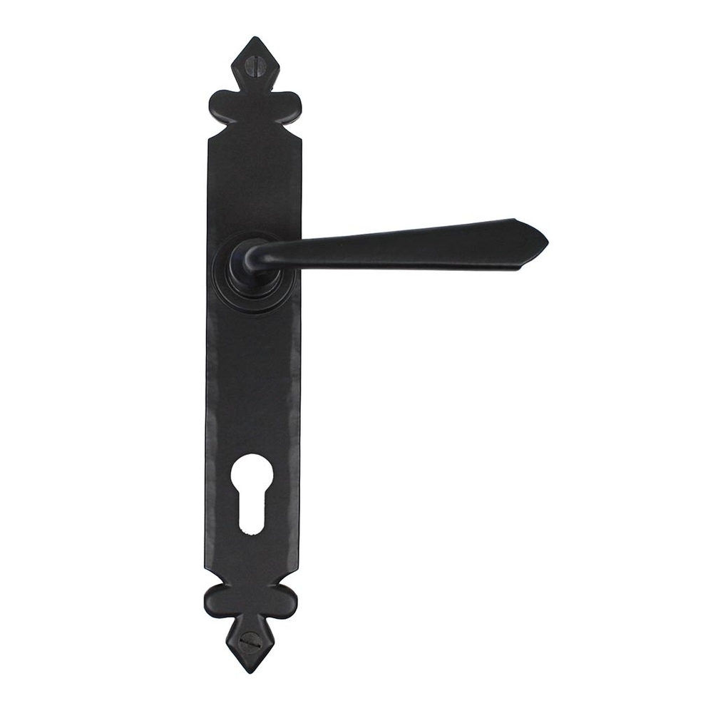 33067 • 273 x 40 x 5mm • Black • From The Anvil Cromwell Lever Espag. Lock Set