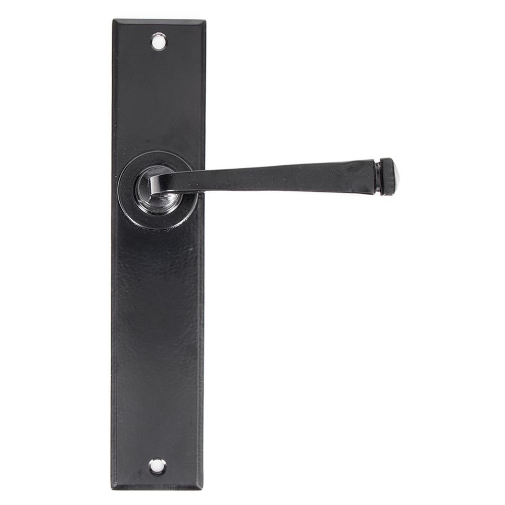 33094  241 x 48 x 5mm  Black  From The Anvil Large Avon Lever Latch Set