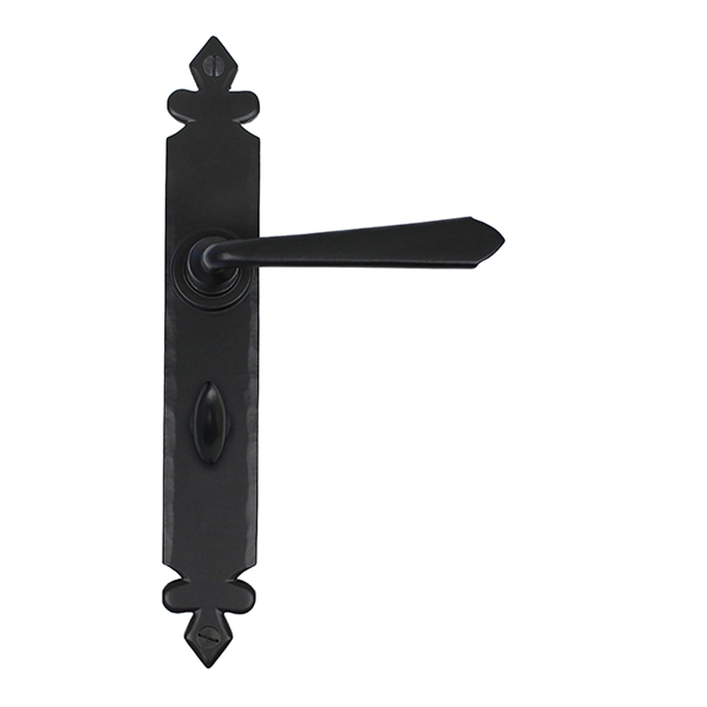 33118  273 x 40 x 5mm  Black  From The Anvil Cromwell Lever Bathroom Set