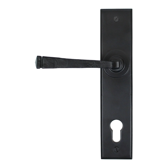 33123  241 x 48 x 5mm  Black  From The Anvil Avon Lever Espag. Lock Set