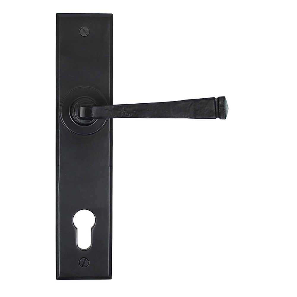 33123 • 241 x 48 x 5mm • Black • From The Anvil Avon Lever Espag. Lock Set