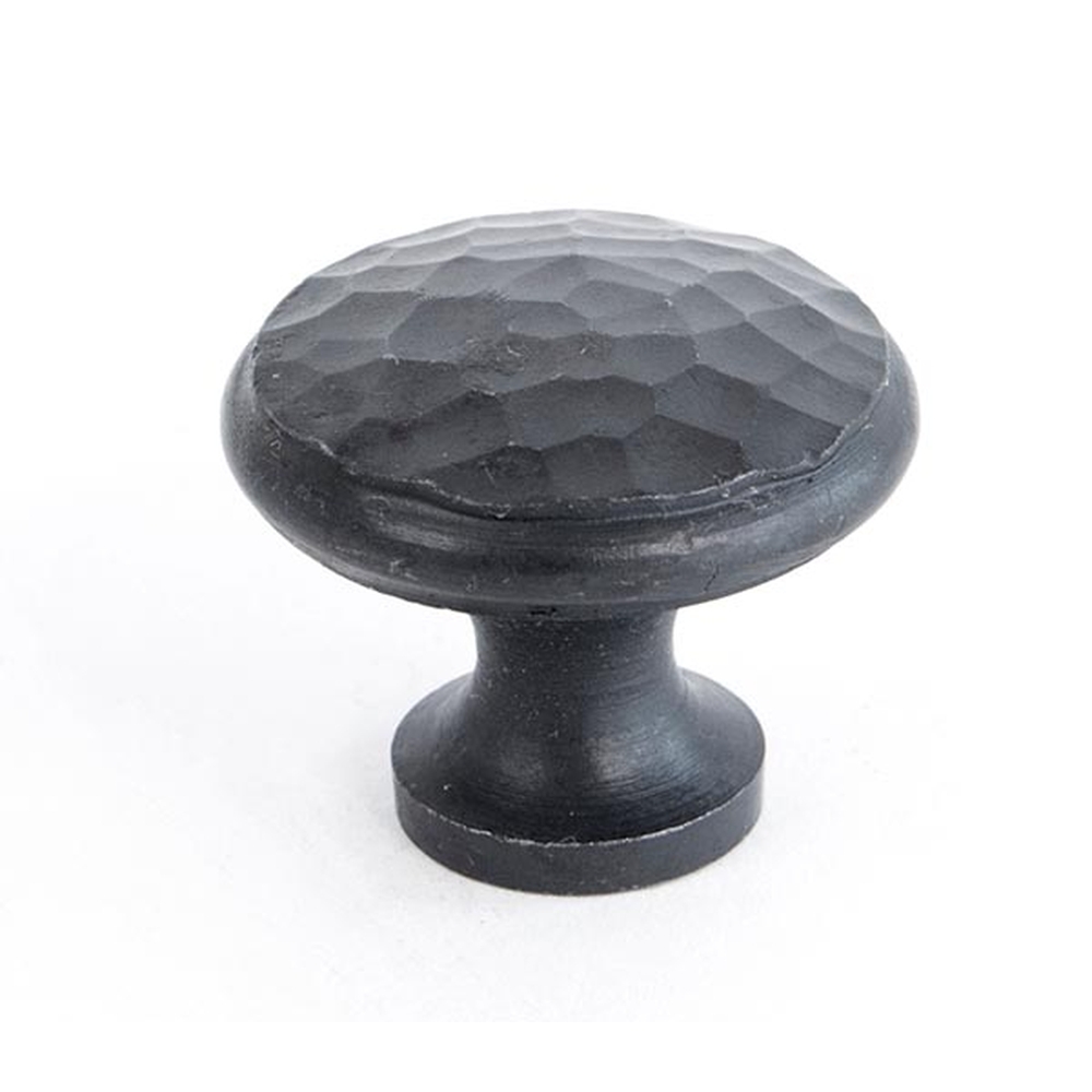 33197  30mm  Beeswax  From The Anvil Hammered Cabinet Knob - Medium