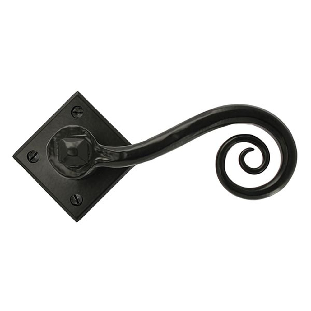 33235 • 52 x 52 x 3mm • Black • From The Anvil Monkeytail Lever on Rose Set [Diamond]