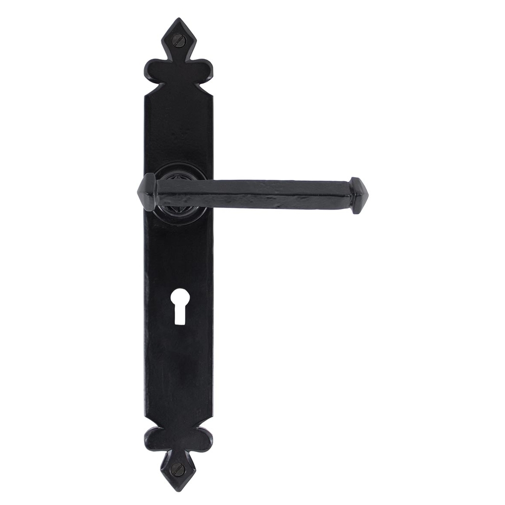 33247  273 x 40 x 5mm  Black  From The Anvil Tudor Lever Lock Set