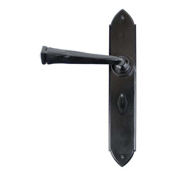 33274  248 x 44mm 5mm  Black  From The Anvil Gothic Lever Bathroom Set