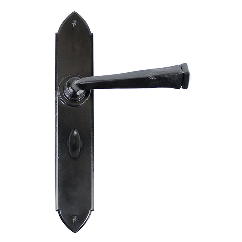 33274  248 x 44mm 5mm  Black  From The Anvil Gothic Lever Bathroom Set