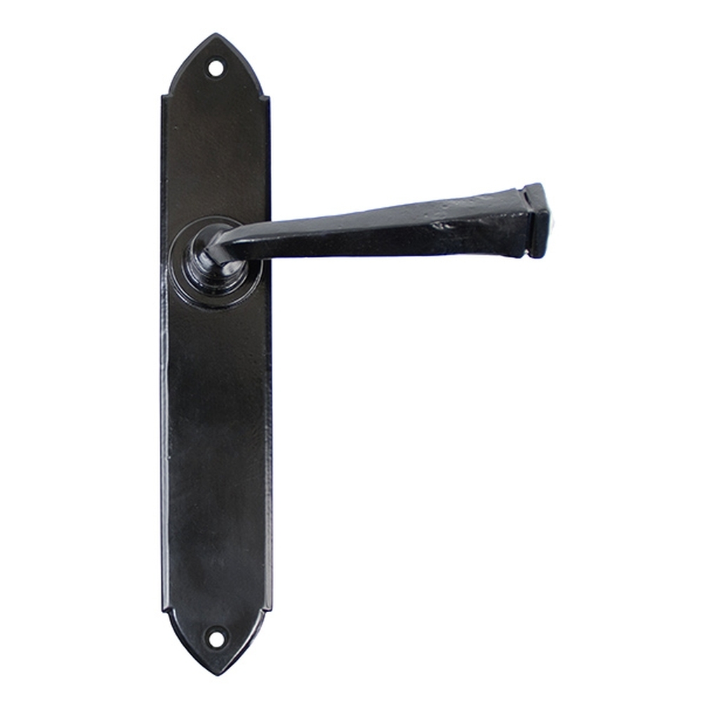 33275  248 x 44 x 5mm  Black  From The Anvil Gothic Lever Latch Set