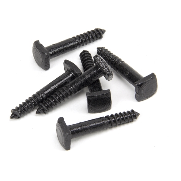 33294B  12 x 12mm  Black  From The Anvil Lagg Bolt for Cottage Latch