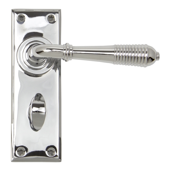 33308 • 152 x 50 x 8mm • Polished Chrome • From The Anvil Reeded Lever Bathroom Set