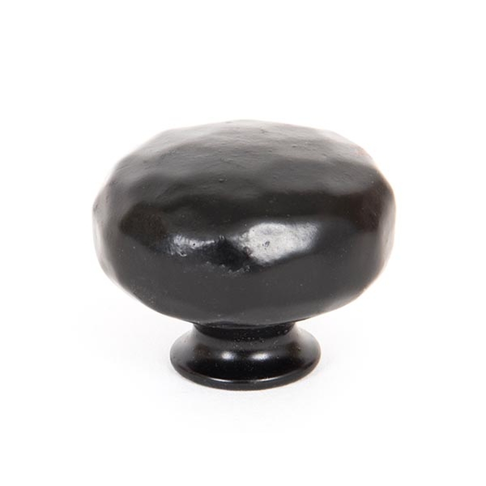 33363  38mm  Black  From The Anvil Elan Cabinet Knob - Large