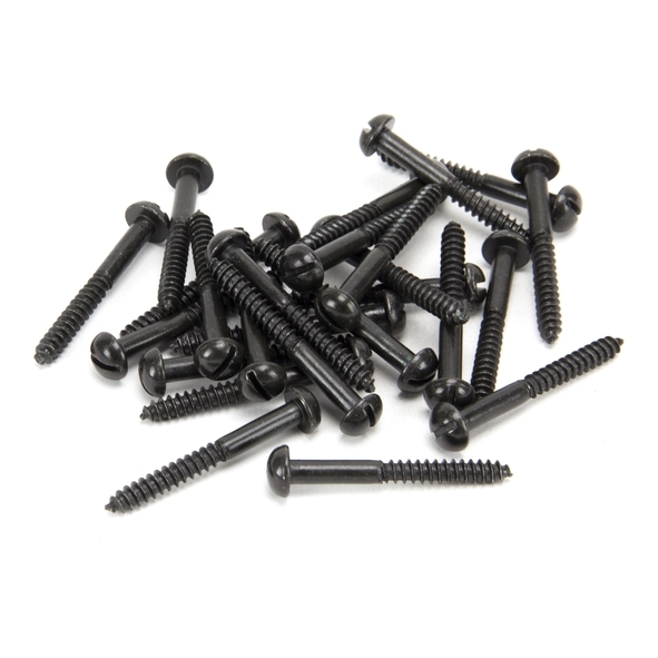 33420 • 10 x 1 ½ • Black • From The Anvil Round Head Screws
