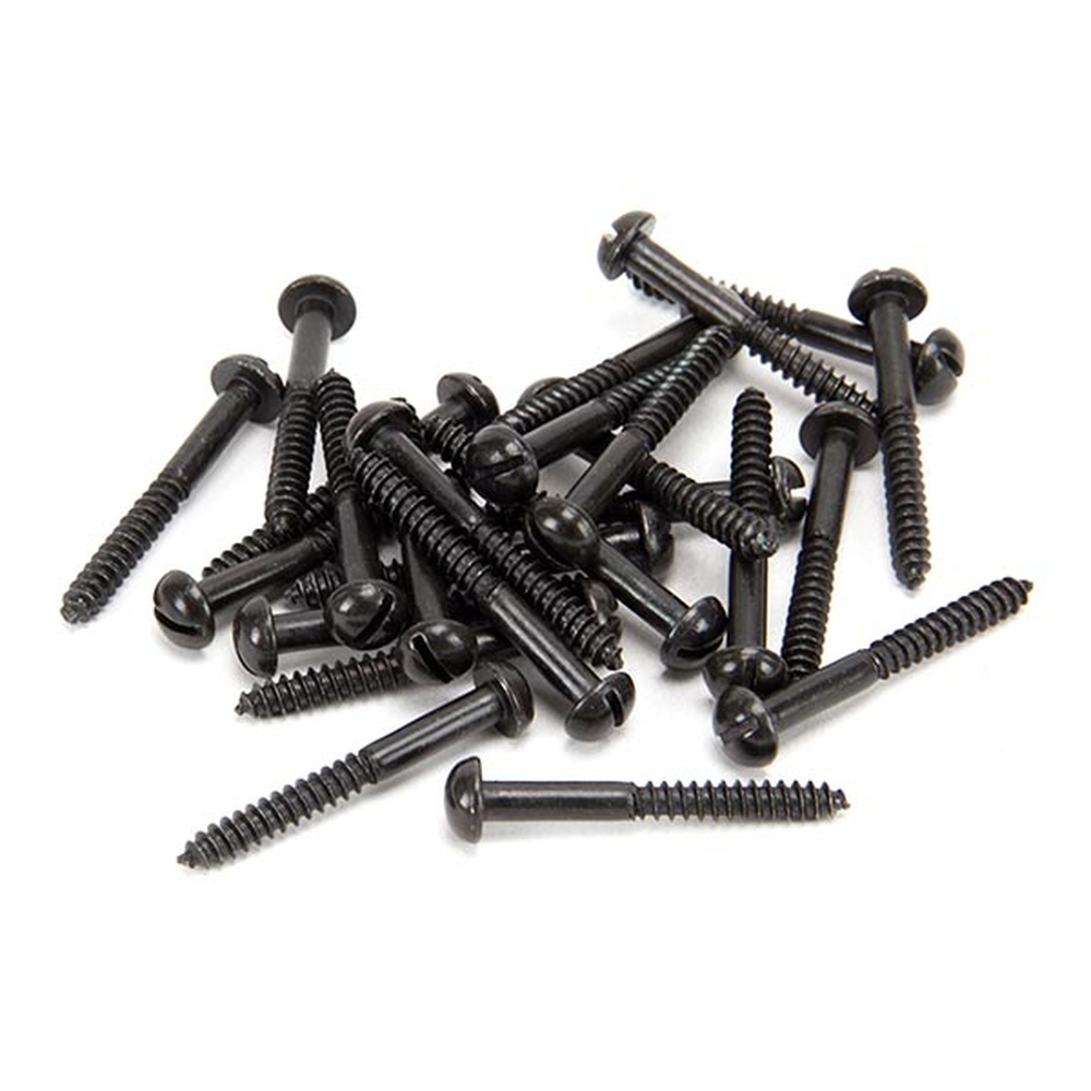 33420 • 10 x 1 13mm • Black • From The Anvil Round Head Screws