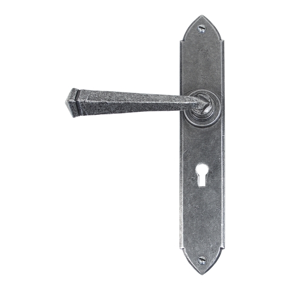 33600  248 x 44 x 5mm  Pewter Patina  From The Anvil Gothic Lever Lock Set
