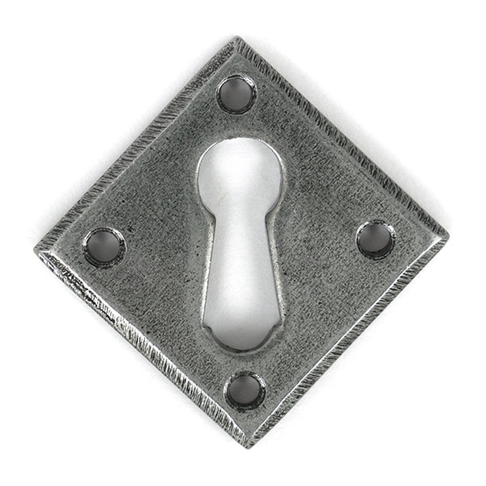 33613 • 41 x 41mm • Pewter Patina • From The Anvil Diamond Escutcheon