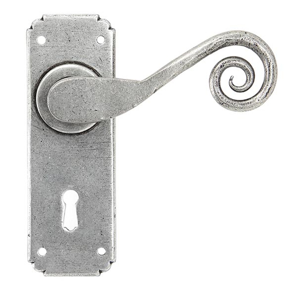 33615  152 x 51 x 3mm  Pewter Patina  From The Anvil Monkeytail Lever Lock Set