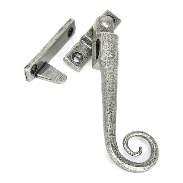 33619  157mm  Pewter Patina  From The Anvil Locking Night-Vent Monkeytail Fastener - RH