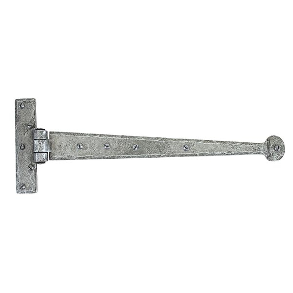 33653 • 381mm • Pewter Patina • From The Anvil Penny End T Hinge