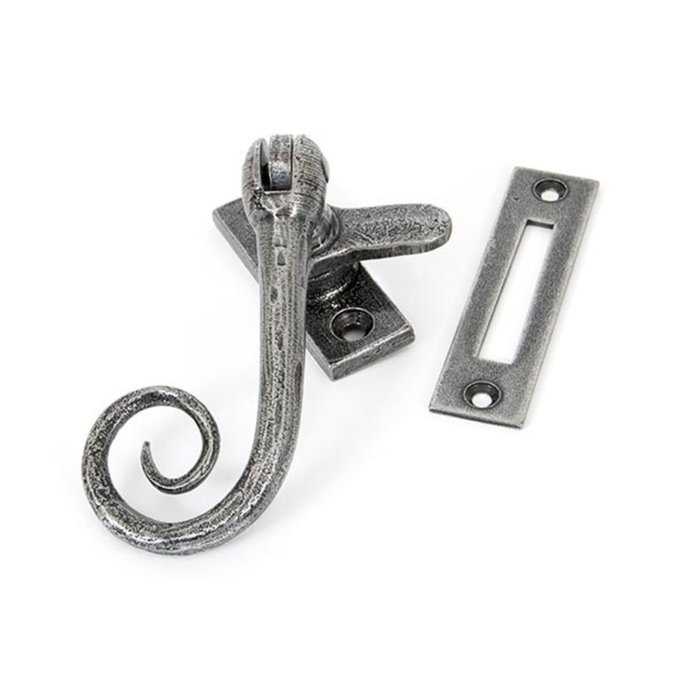 33676  112mm  Pewter Patina  From The Anvil Monkeytail Fastener