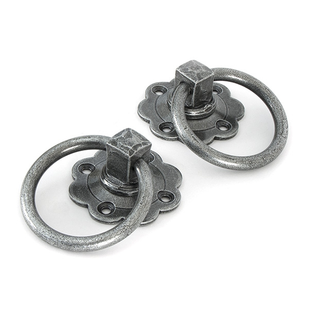 33689  67mm  Pewter Patina  From The Anvil Ring Turn Handle Set