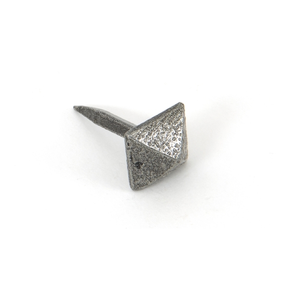 33694  15 x 15mm  Pewter Patina  From The Anvil Pyramid Door Stud - Small