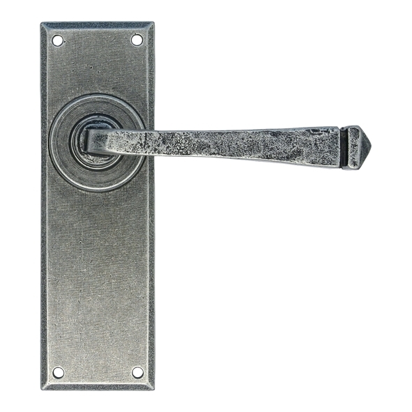 33701  152 x 48 x 5mm  Pewter Patina  From The Anvil Avon Lever Latch Set