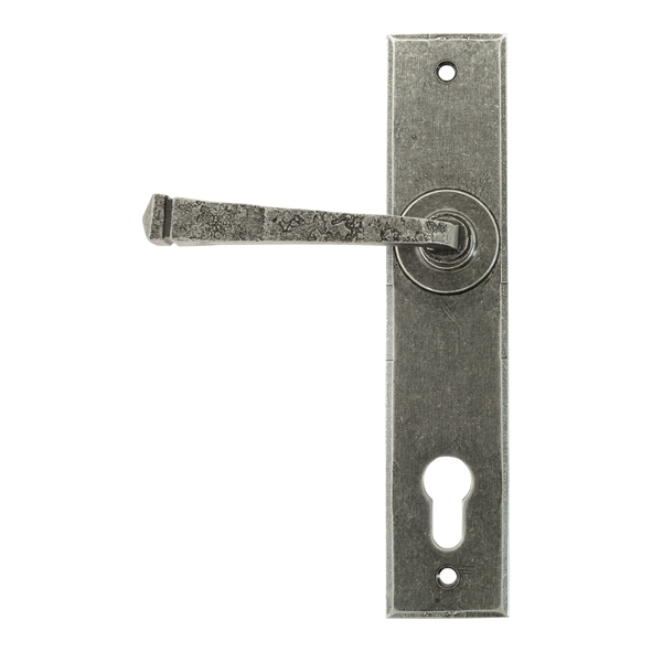 33704 • 241 x 48 x 5mm • Pewter Patina • From The Anvil Avon Lever Espag. Lock Set