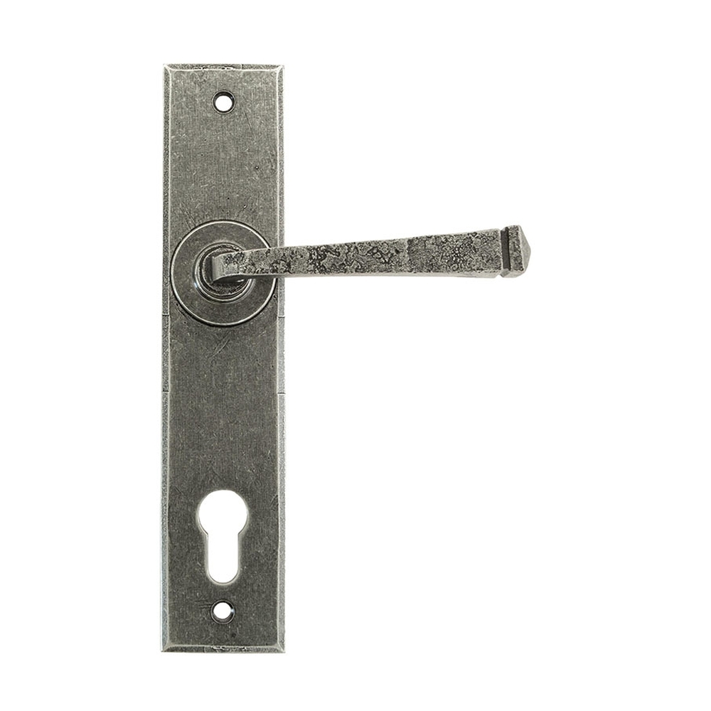 33704 • 241 x 48 x 5mm • Pewter Patina • From The Anvil Avon Lever Espag. Lock Set