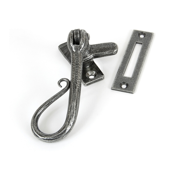 33727  130mm  Pewter Patina  From The Anvil Shepherds Crook Fastener