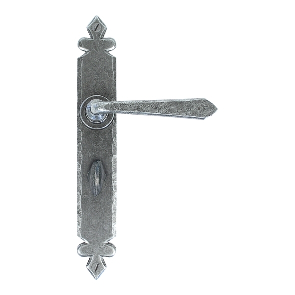 33732  273 x 40 x 5mm  Pewter Patina  From The Anvil Cromwell Lever Bathroom Set