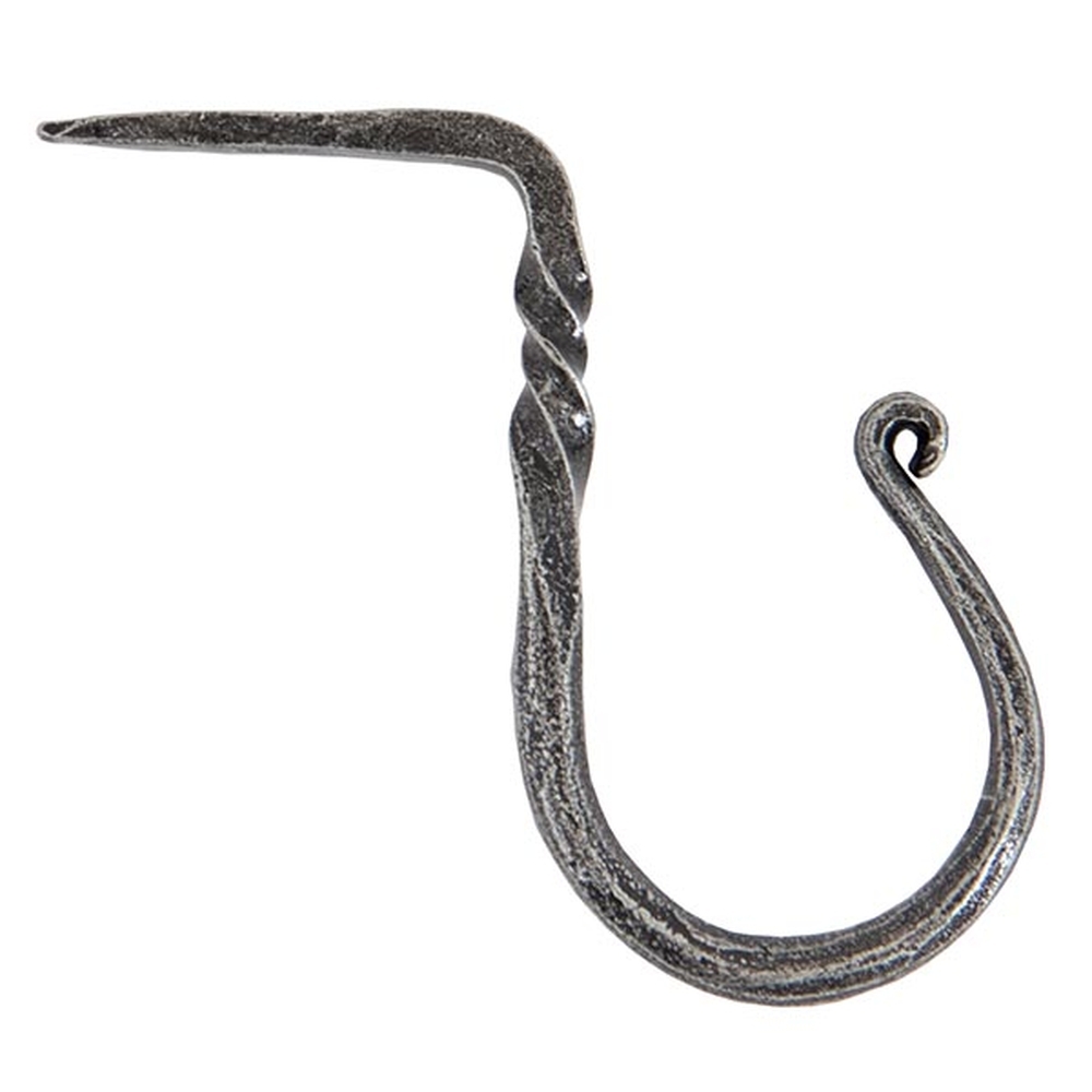 33801  51mm  Pewter Patina  From The Anvil Cup Hook - Medium