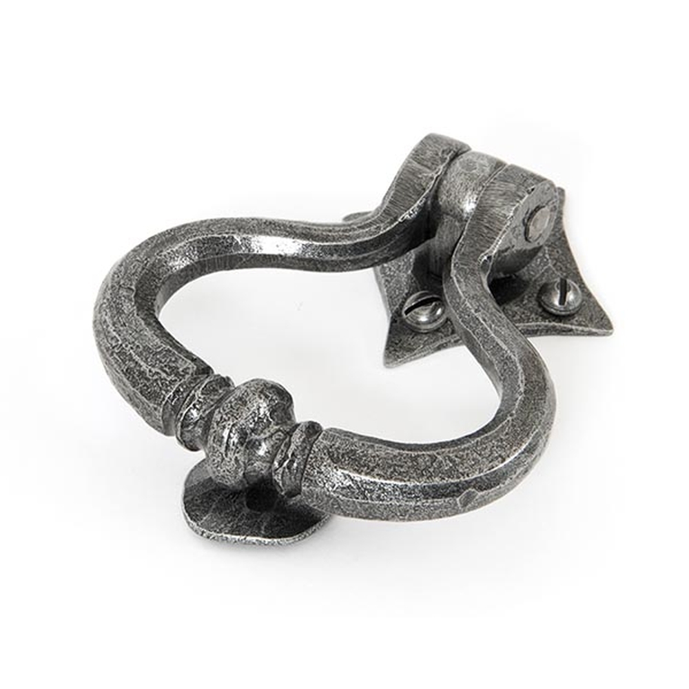 33805  94mm  Pewter Patina  From The Anvil Shakespeare Door Knocker