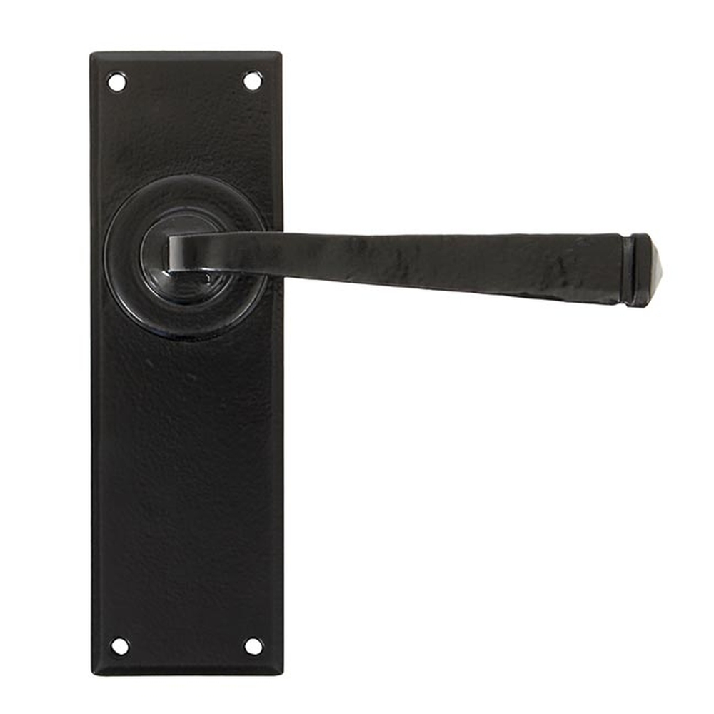 33823  152 x 48 x 5mm  Black  From The Anvil Avon Lever Latch Set