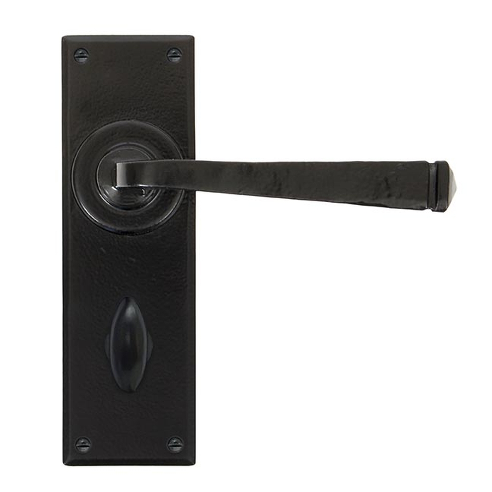 33825  152 x 48 x 5mm  Black  From The Anvil Avon Lever Bathroom Set