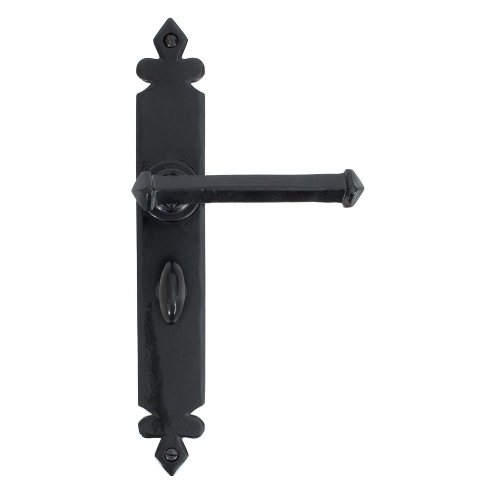 33828  273 x 40 x 5mm  Black  From The Anvil Tudor Lever Bathroom Set