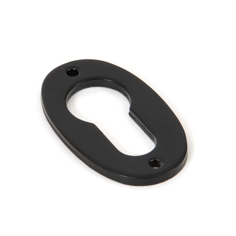 33830 • 51 x 31mm • Black • From The Anvil Oval Euro Escutcheon