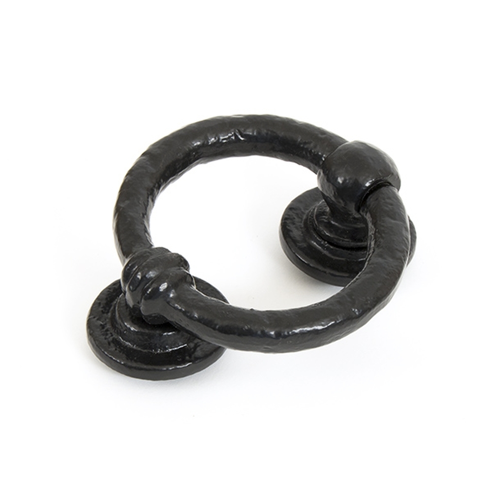 33869 • 100mm • Black • From The Anvil Ring Door Knocker