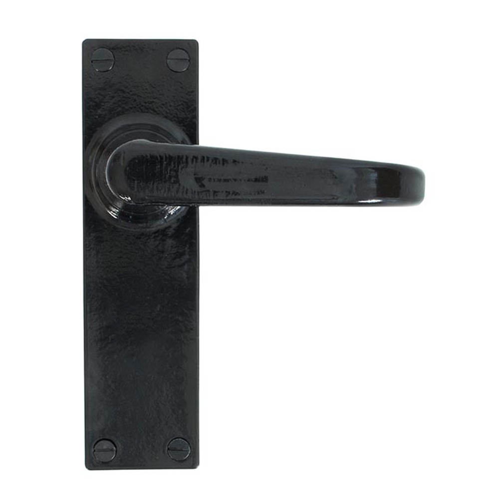 33878  155 x 42 x 5mm  Black  From The Anvil Deluxe Lever Latch Set