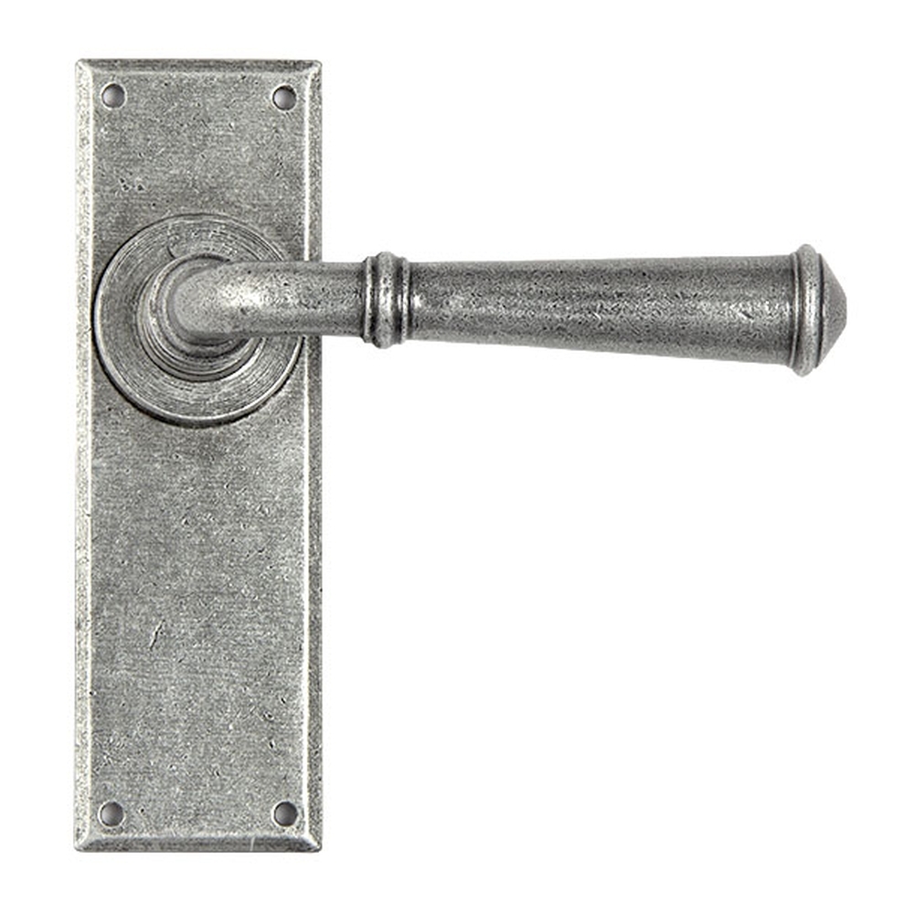 45126  152 x 48 x 5mm  Pewter Patina  From The Anvil Regency Lever Latch Set